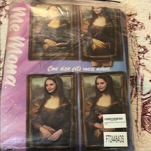 Mona Lisa frame costume